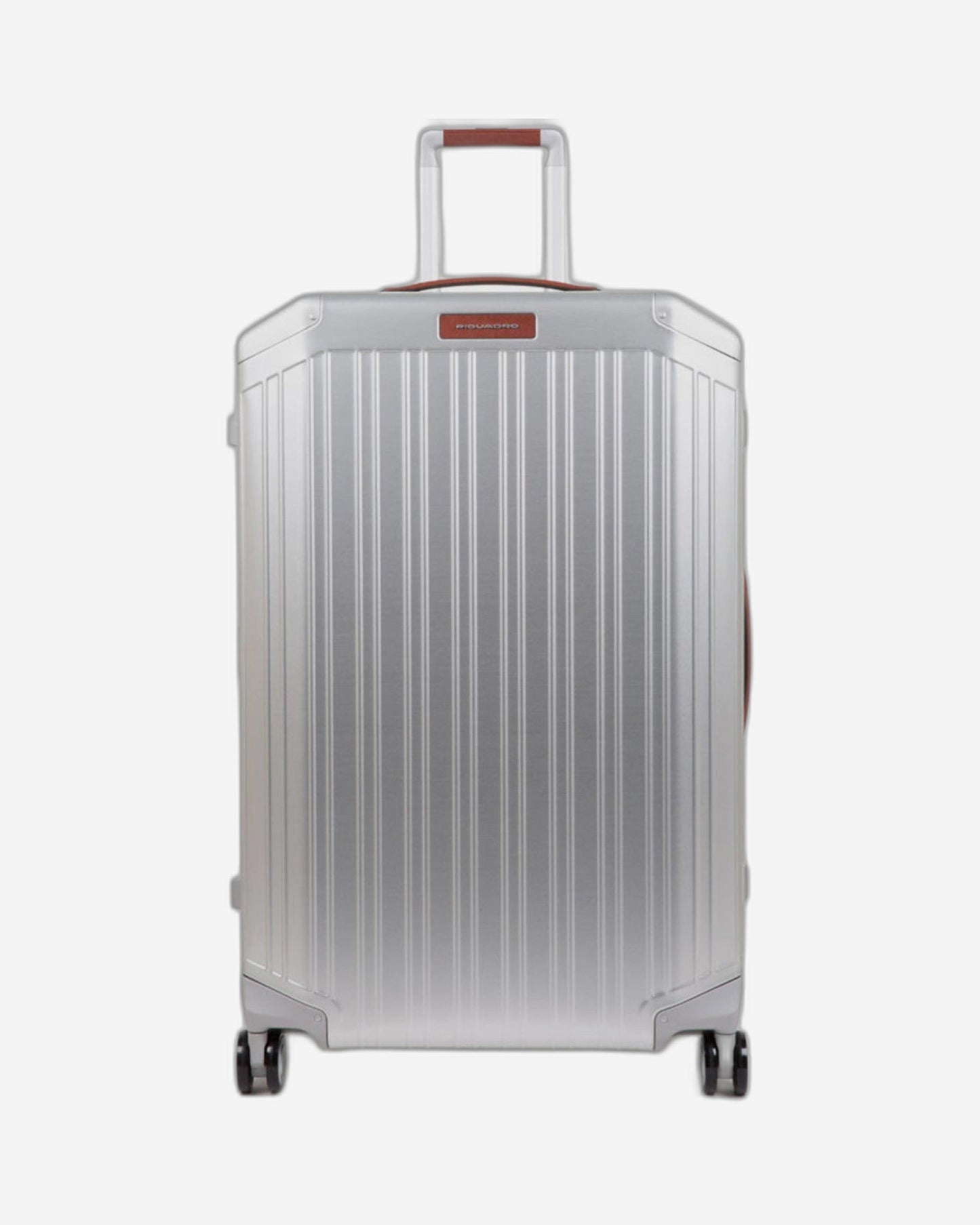 حقيبة بيكوادرو بيكالوا الصلبة، 79 سم، 4 عجلات مزدوجة، عربة أمتعة كبيرة لتسجيل الوصول، لون رمادي - Bv4428Alu/Grcu