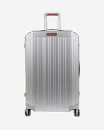 حقيبة بيكوادرو بيكالوا الصلبة، 79 سم، 4 عجلات مزدوجة، عربة أمتعة كبيرة لتسجيل الوصول، لون رمادي - Bv4428Alu/Grcu