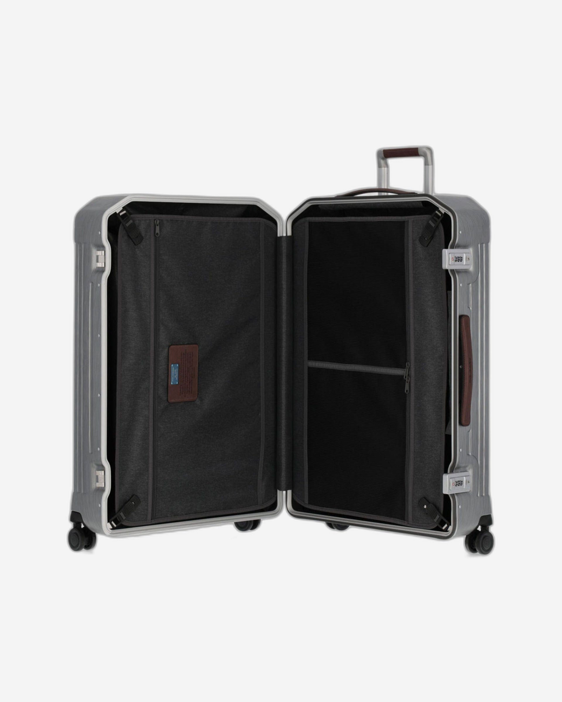 حقيبة سفر بيكوادرو بي كيو إل إم بإطار صلب 75 سم، كبيرة، قابلة للحمل، لون أسود/بني فاتح - Bv4428Pqlm/Ncu