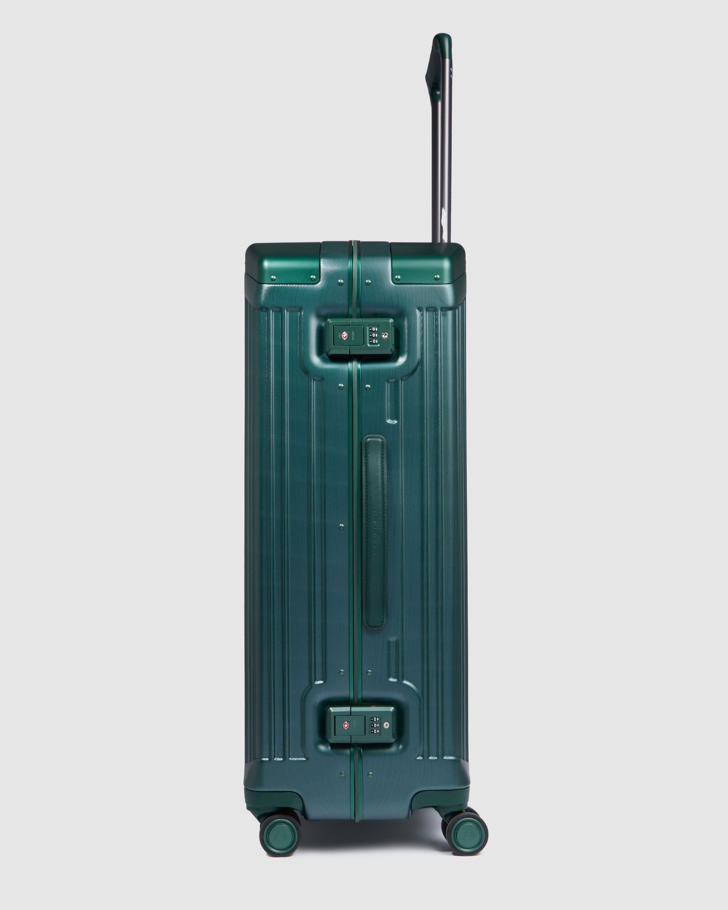Piquadro 4 Wheel Large Suitcase Green
