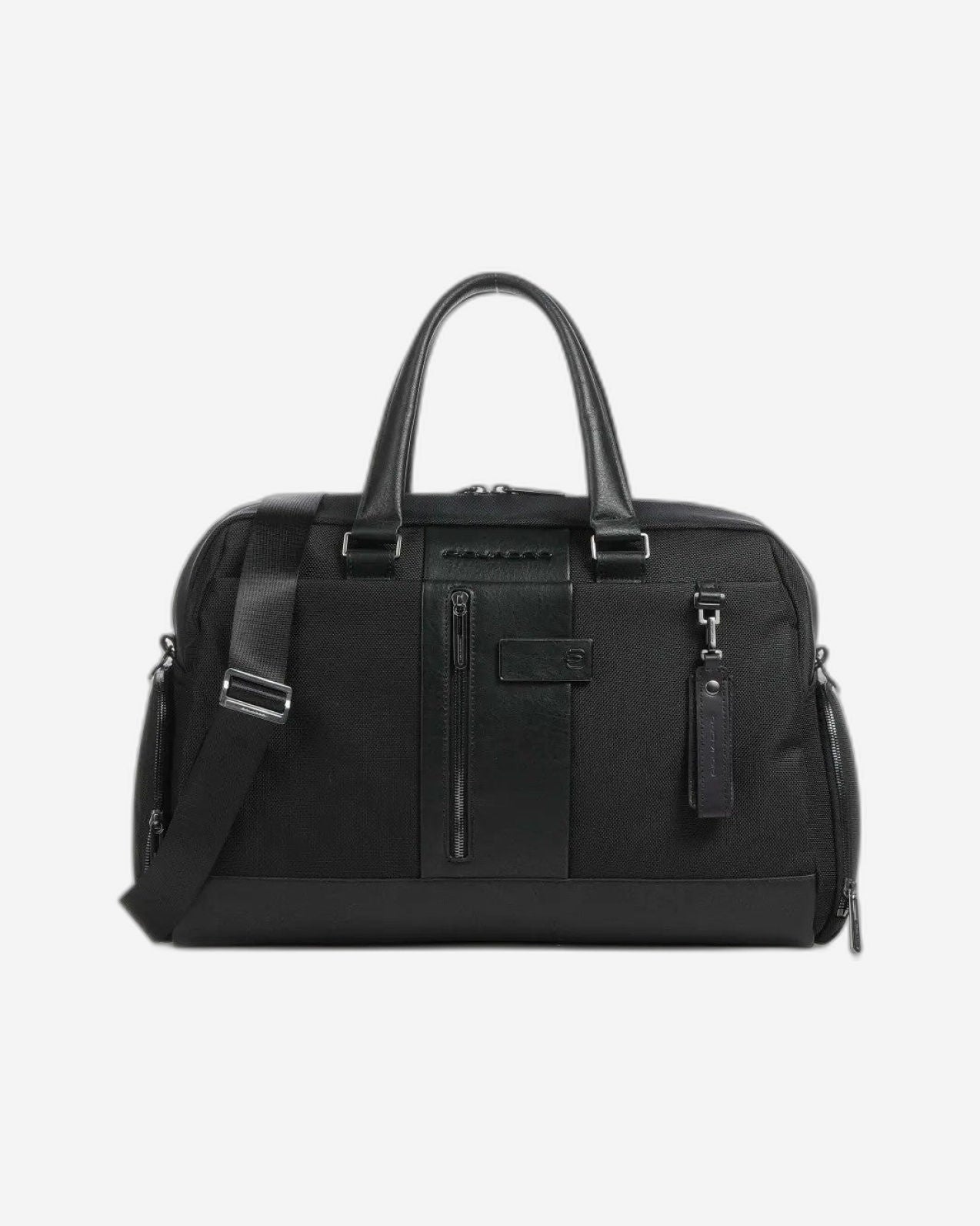 حقيبة سفر بيكوادرو بريف مصنوعة من قماش معاد تدويره مع حذاء، لون أسود، رقم الموديل BV4447BR2/N