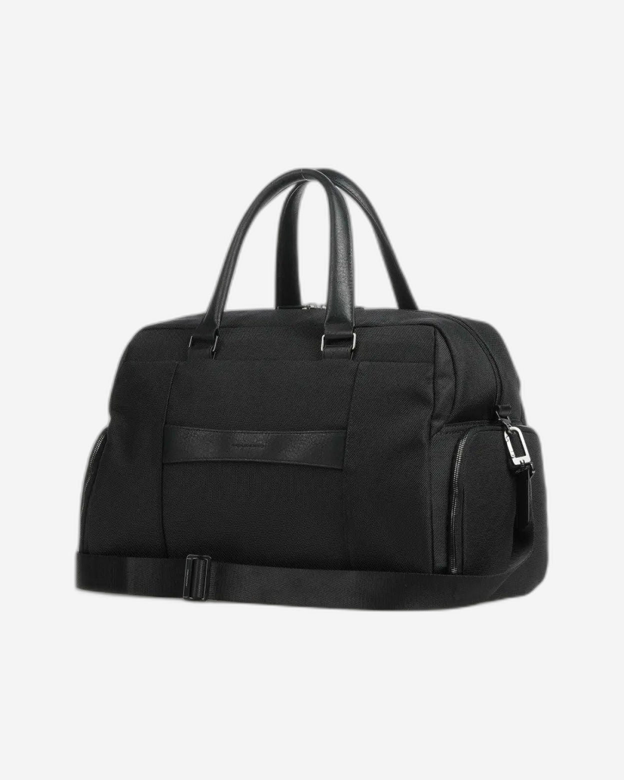 حقيبة سفر بيكوادرو بريف مصنوعة من قماش معاد تدويره مع حذاء، لون أسود، رقم الموديل BV4447BR2/N