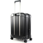 حقيبة Piquadro Pq-Light ذات حجم المقصورة القابل للتوسيع ذات الجوانب الصلبة باللون الأسود غير اللامع