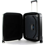 حقيبة Piquadro Pq-Light ذات حجم المقصورة القابل للتوسيع ذات الجوانب الصلبة باللون الأسود غير اللامع