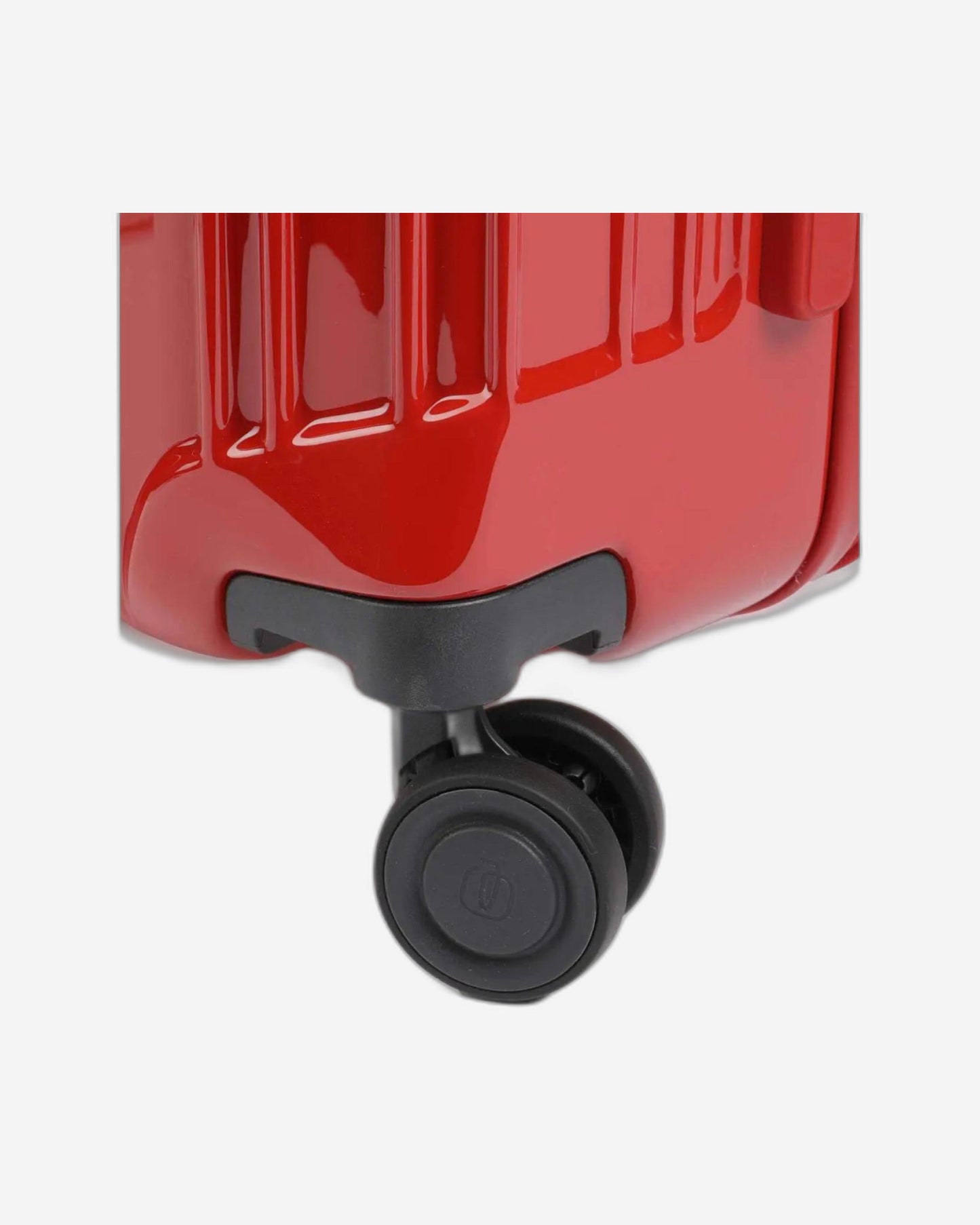 عربة بيكوادرو بي كيو لايت متوسطة الحجم قابلة للتمدد بأربع عجلات باللون الأحمر البولي كربونات