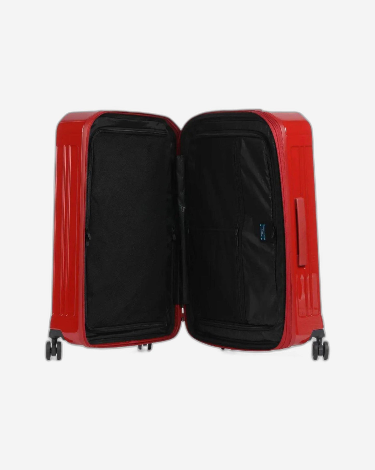 عربة بيكوادرو بي كيو لايت متوسطة الحجم قابلة للتمدد بأربع عجلات باللون الأحمر البولي كربونات