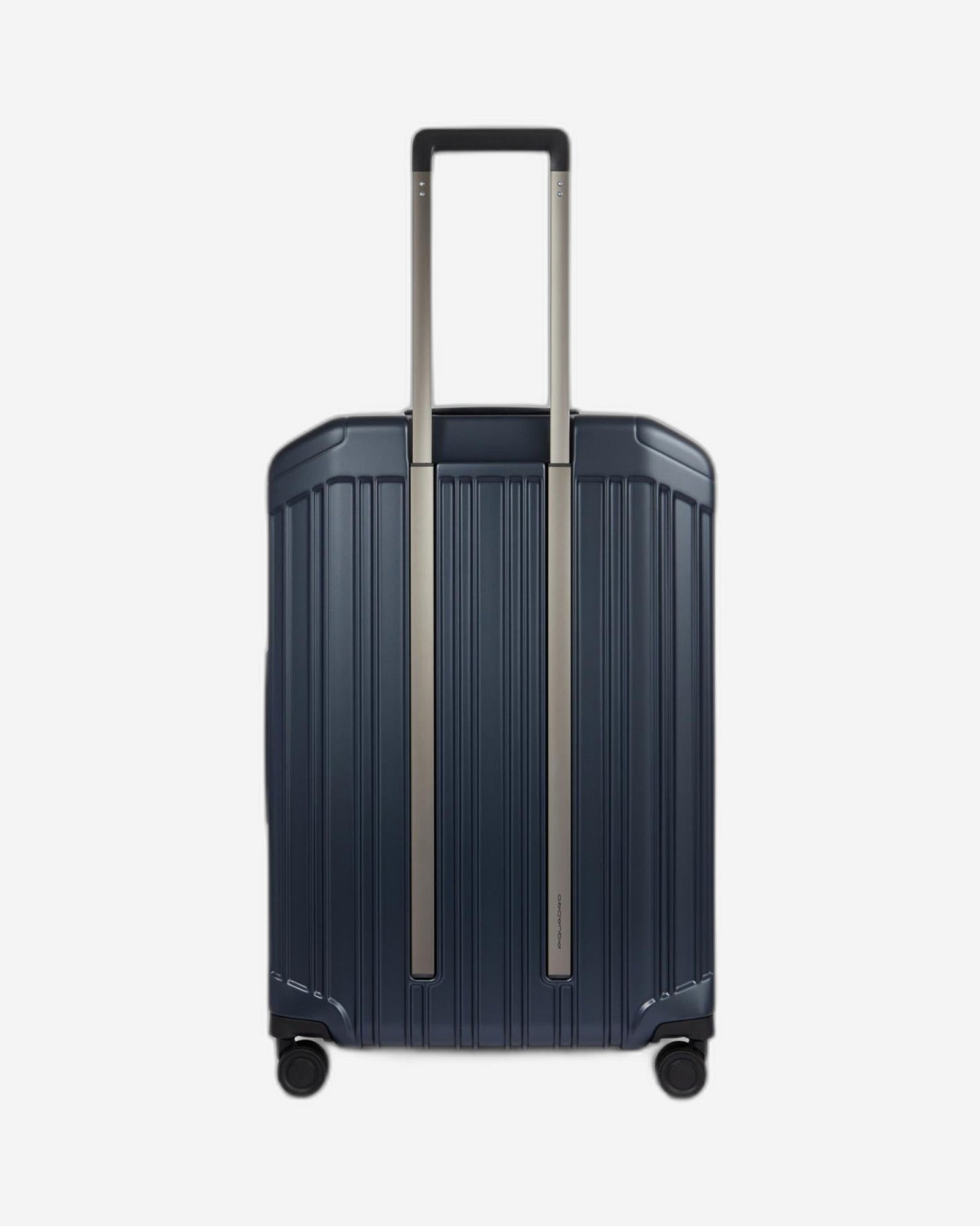 عربة بيكوادرو بي كيو لايت متوسطة الحجم قابلة للتمدد بأربع عجلات من البولي كربونات باللون الأزرق غير اللامع