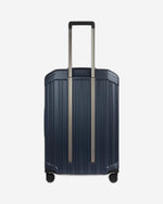 عربة بيكوادرو بي كيو لايت متوسطة الحجم قابلة للتمدد بأربع عجلات من البولي كربونات باللون الأزرق غير اللامع