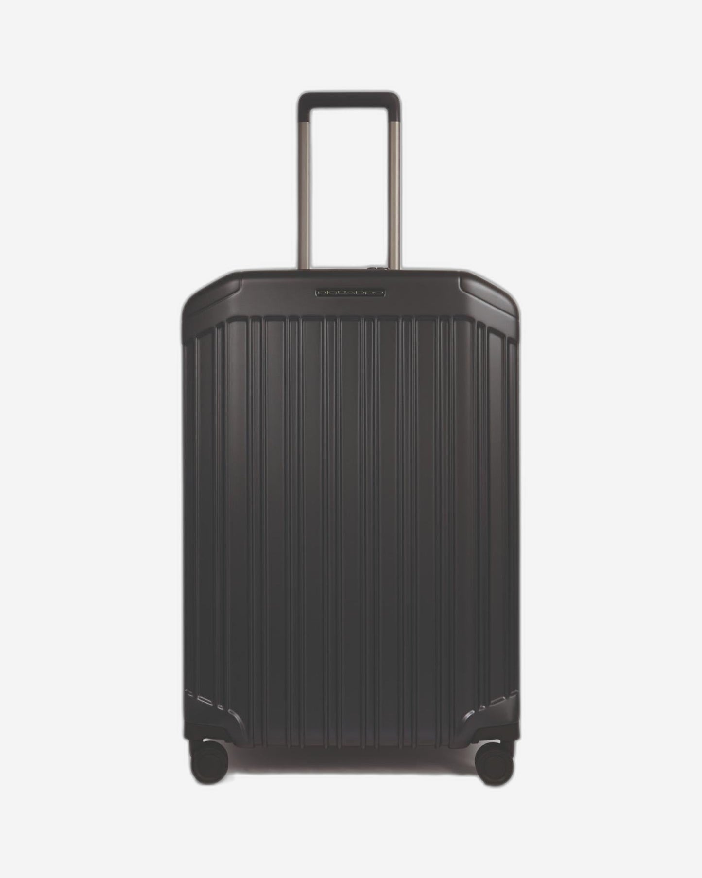 عربة بيكوادرو بي كيو لايت متوسطة الحجم قابلة للتمدد بأربع عجلات من البولي كربونات باللون الأسود غير اللامع