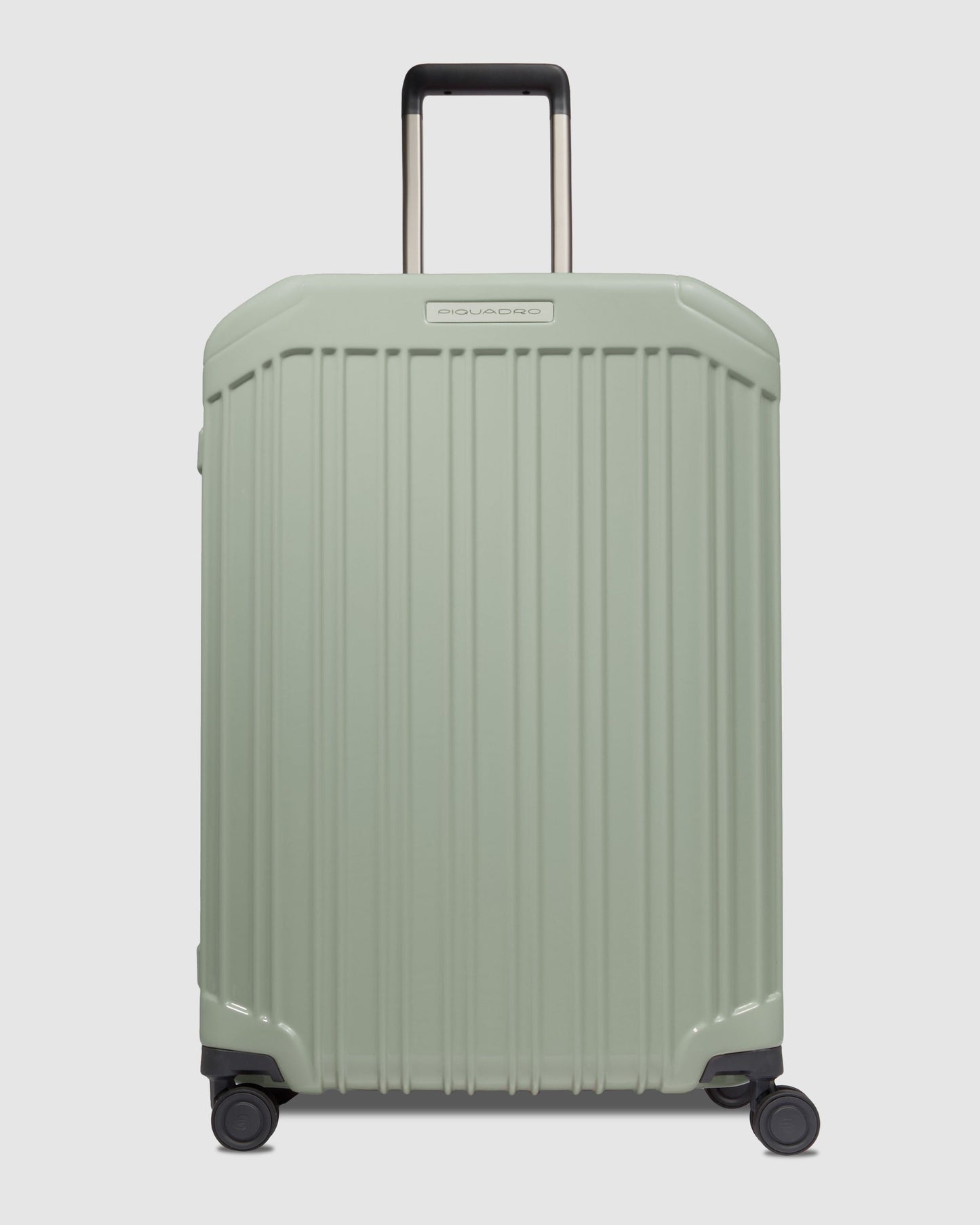 Piquadro Pql Light Medium Size Expandable Hardside 4 Wheel Suitcase Green
