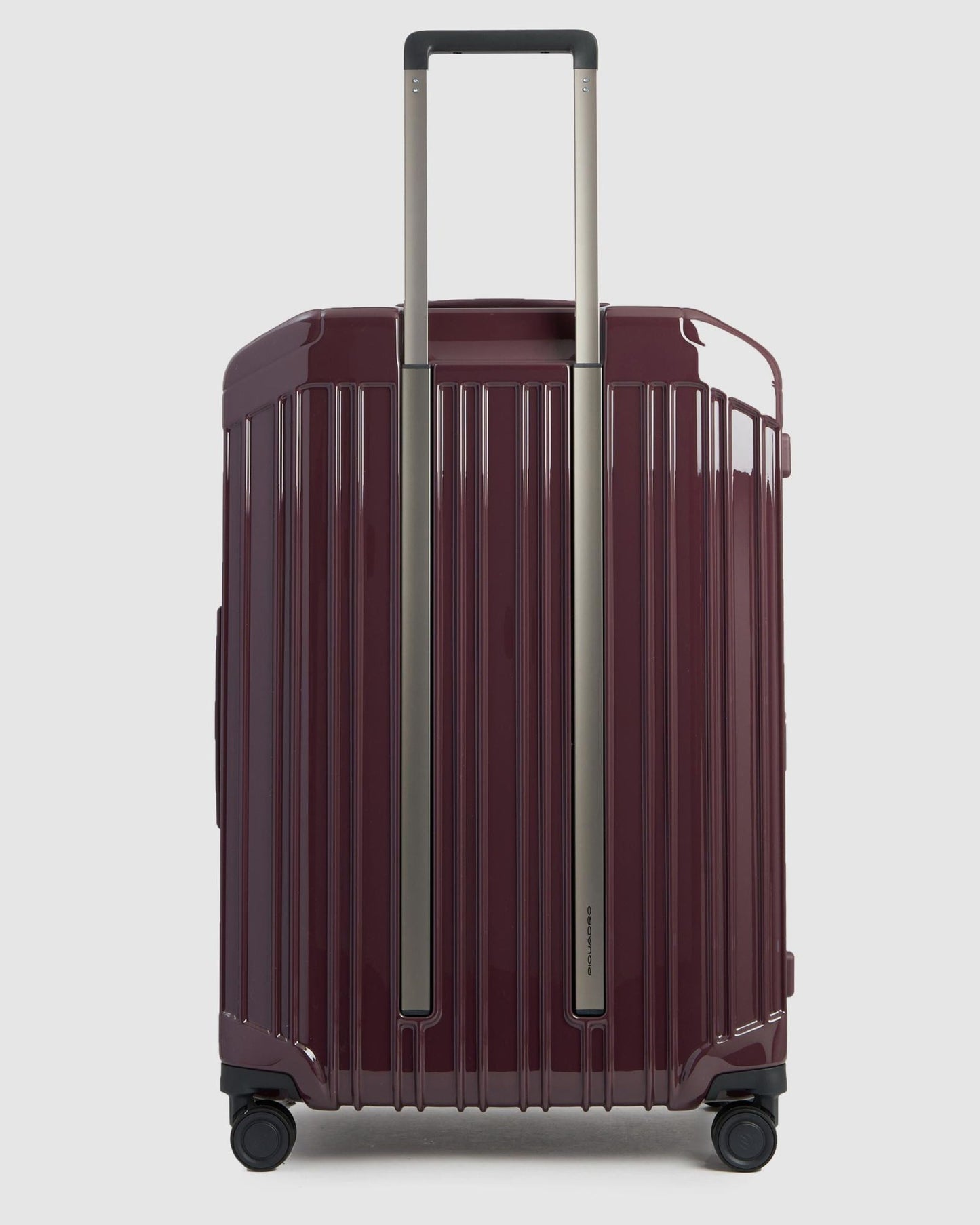 Piquadro Large Expandable 4 Wheel Suitcase Bordeaux