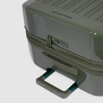 عربة بيكوادرو بي كيو لايت كبيرة الحجم قابلة للتمدد بأربع عجلات باللون الأخضر البولي كربونات