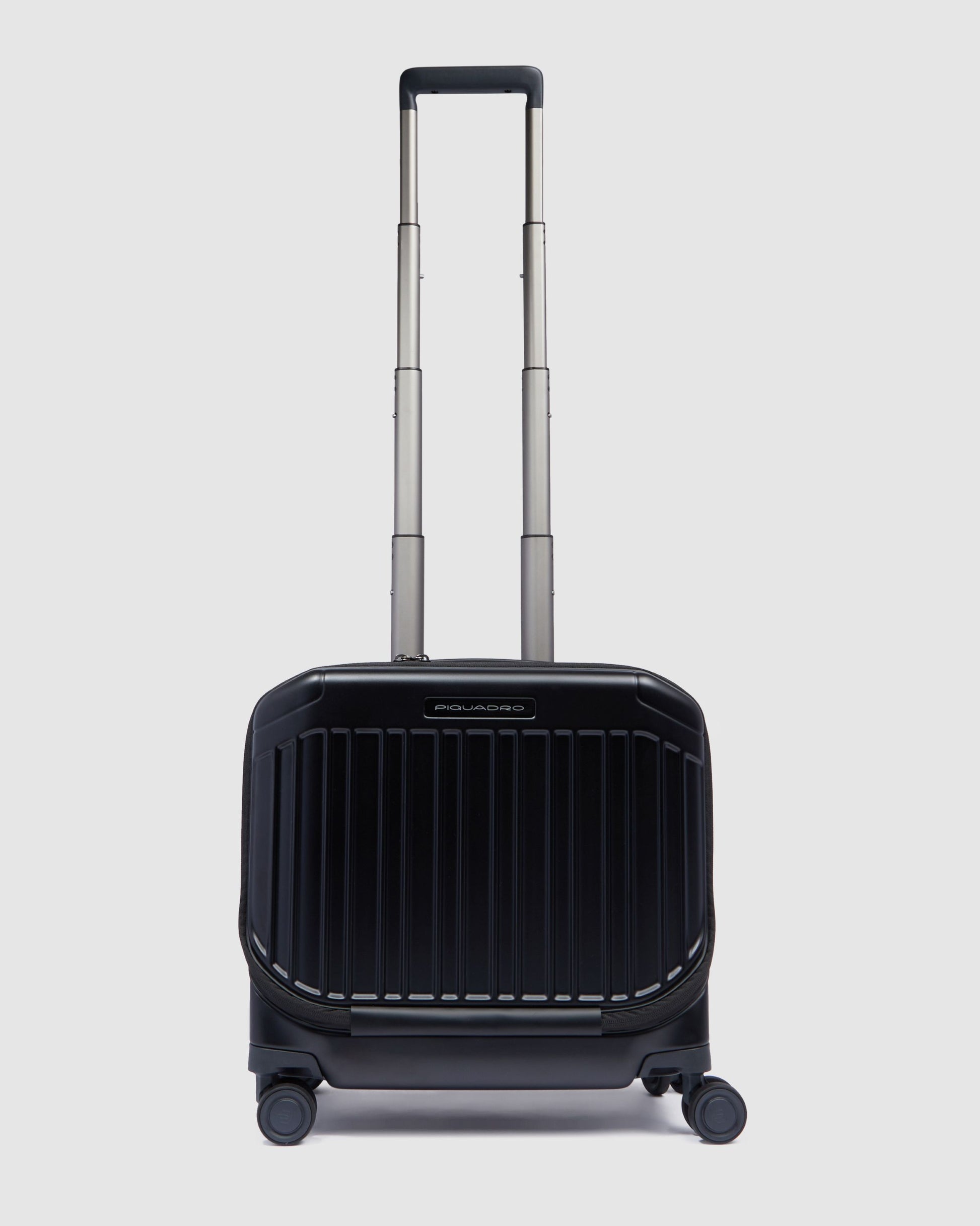 Piquadro Pq-Light Pilot 4 Wheels In Polycarbonate Black