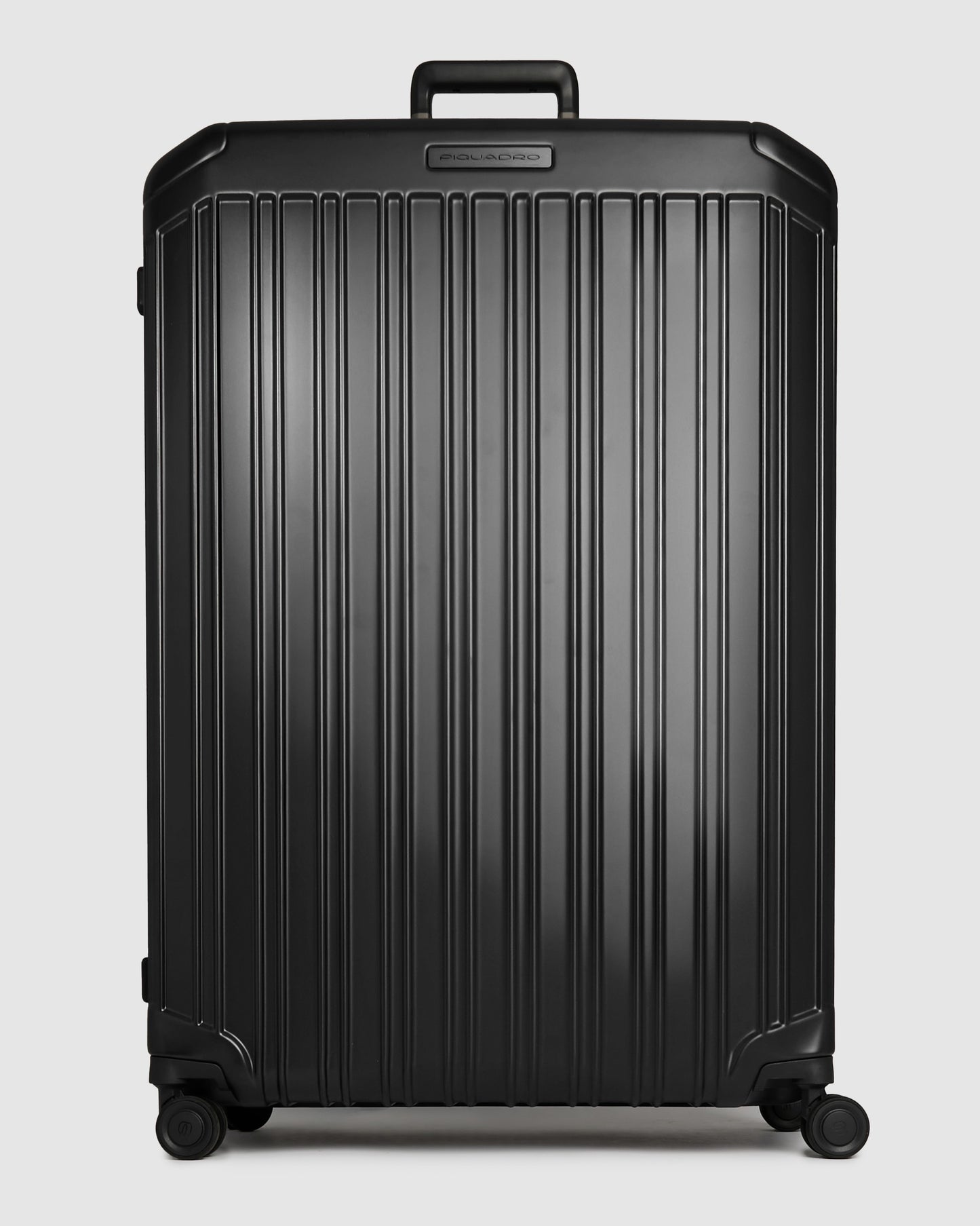 Piquadro Pql Light Trolley Xl 4 Wheels In Polycarbonatematt Black