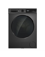 Black+Decker 10KG Front Load Washing Machine, 1400 RPM, BLDC Motor, Touch Panel – BXWMF1012.001IVS Dark Grey
