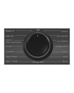 غسالة بلاك آند ديكر ذات التحميل الأمامي سعة 10 كجم، لوحة تحكم تعمل باللمس