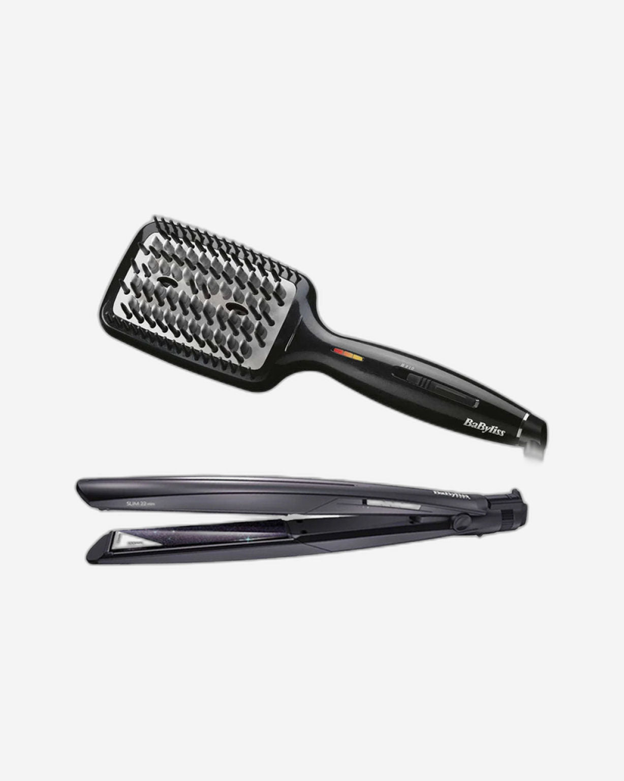 مكواة فرد الشعر بيبي ليس سليم + فرشاة الهواء الساخن