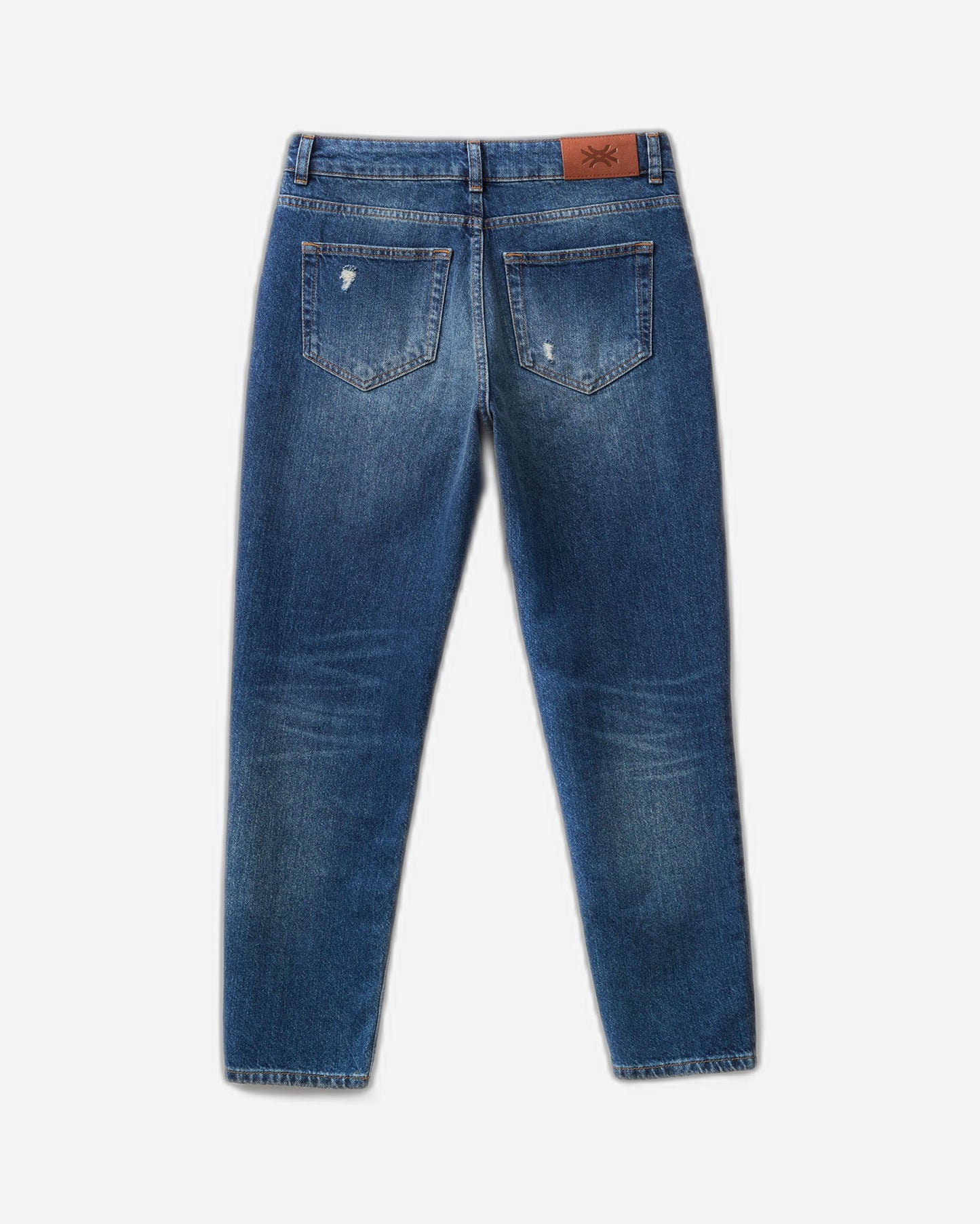 بنطال جينز قصير بخصر عالٍ