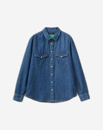 قميص جينز بقصّة عادية