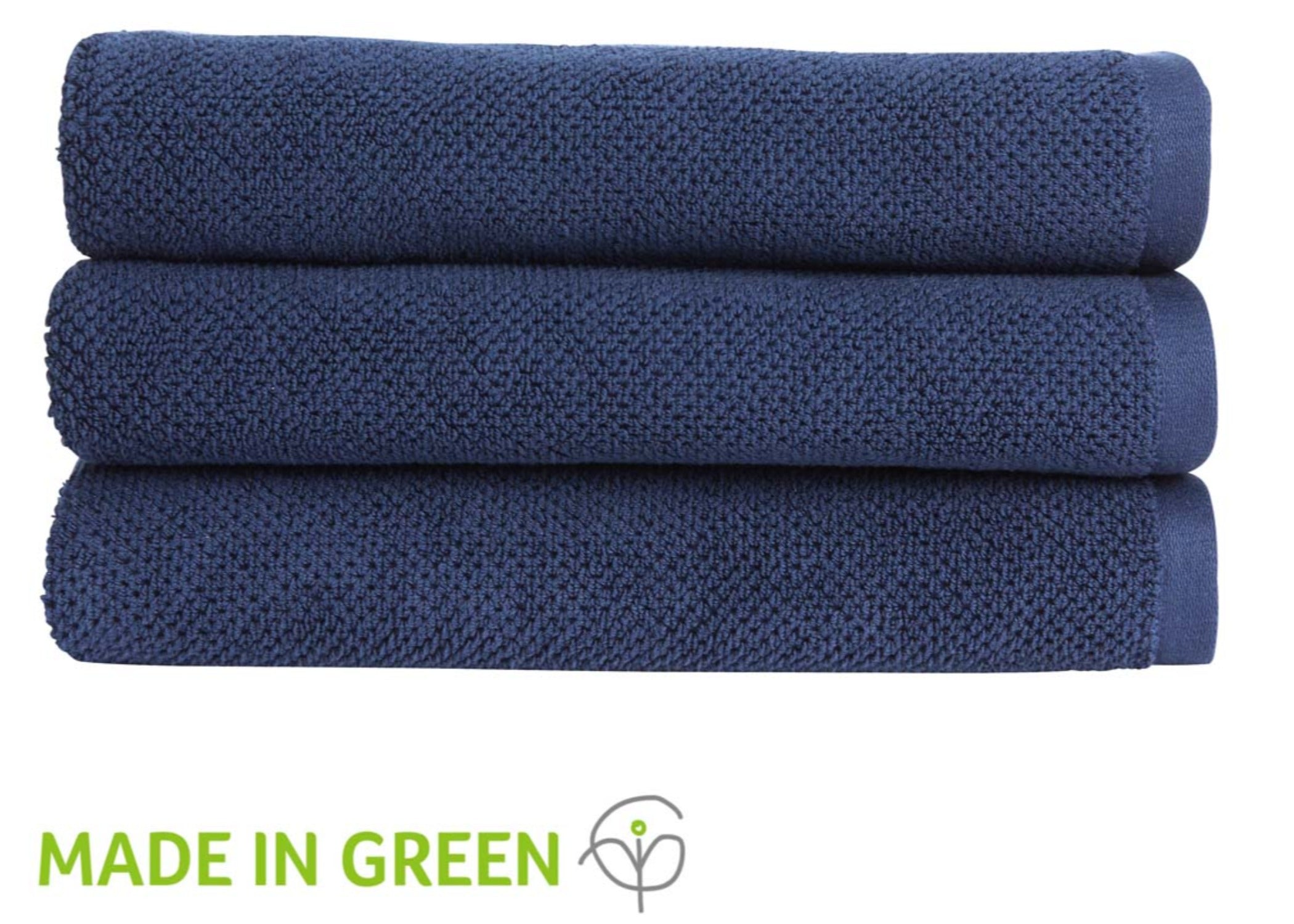 مجموعة مناشف حمام كريستي "بريكستون" باللون الأزرق الداكن 