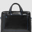 Piquadro Leather Computer Briefcase Black