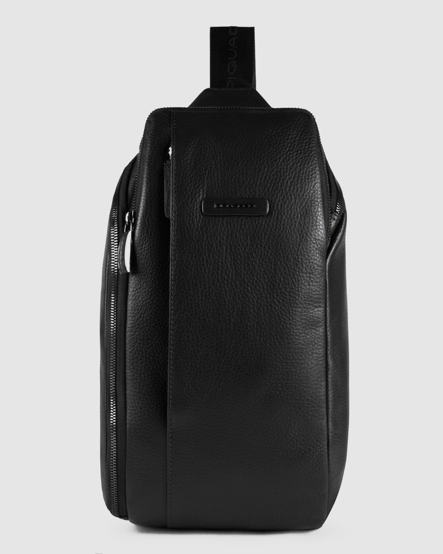 Piquadro Modus Monosling Bag With Rfid Anti-Fraud Protection And Face Mask Pouch. It Can Be Also Carried As Bum Bag
