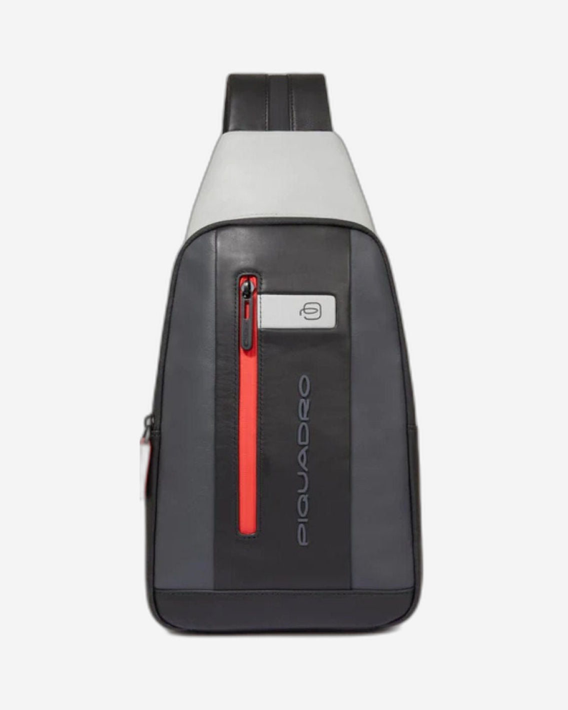Piquadro Urban Monosling من الجلد الأسود
