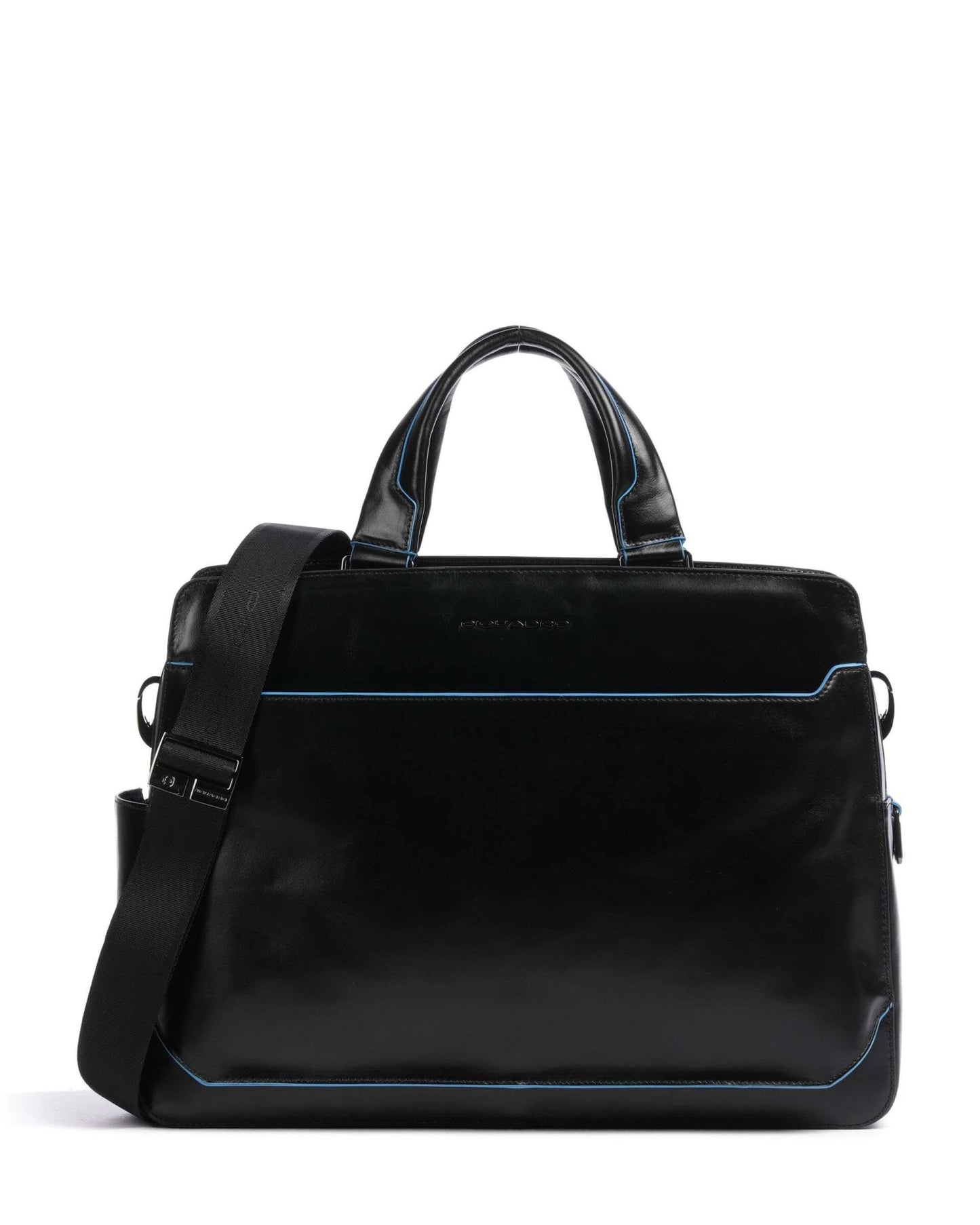 Piquadro Blue Square RFID Protection Laptop Bag Black