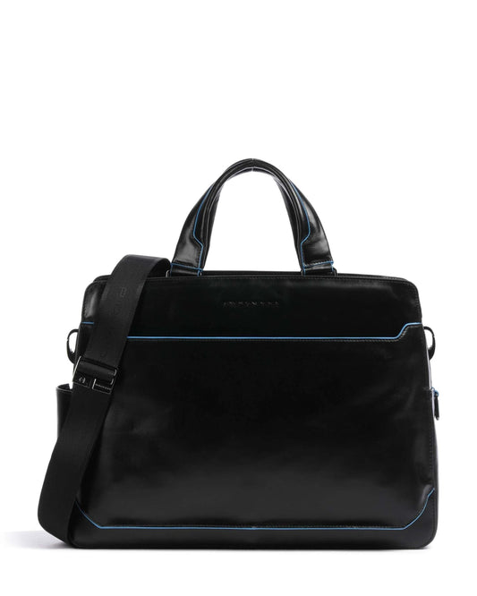 Piquadro Blue Square RFID Protection Laptop Bag Black