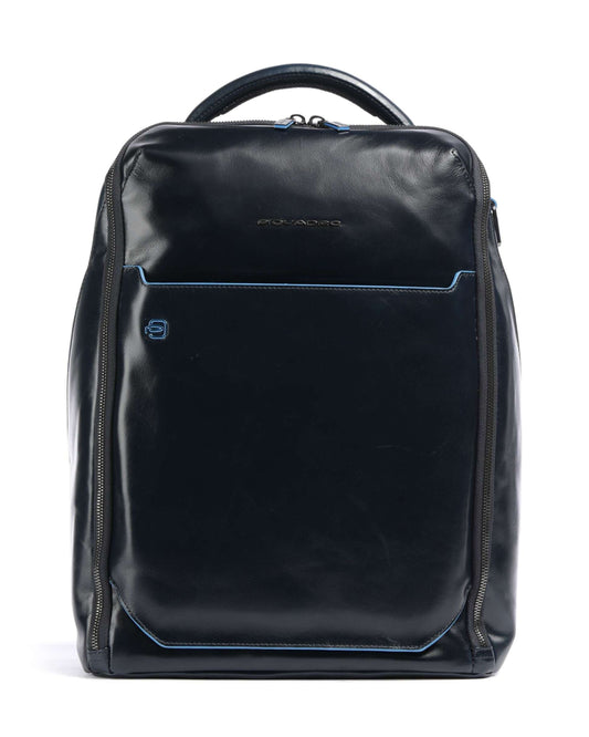 BLUE SQUARE PERSONALIZABLE LAPTOP AND IPAD¿ BACKPACK WITH ANTI-THEFT CABLE SHOCK ABSORBING AND RFID PROTECTION BLACK