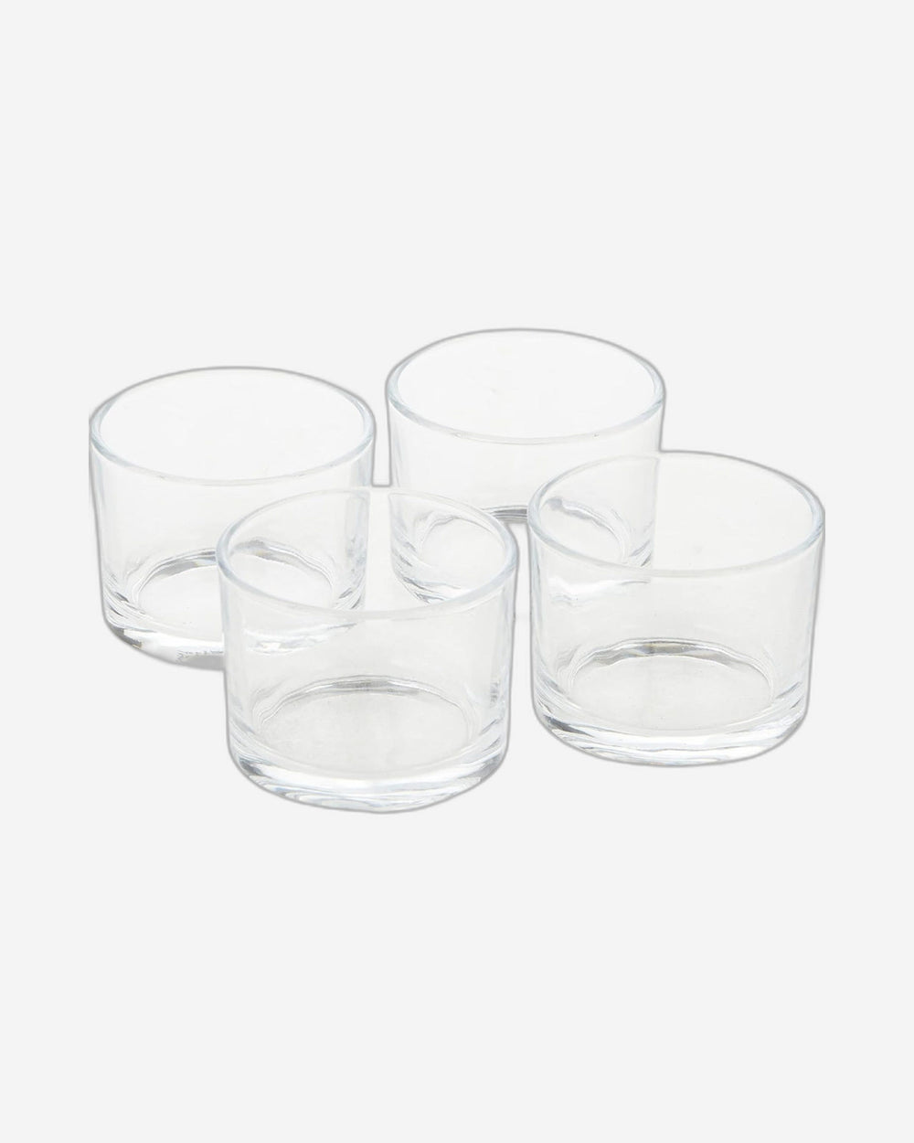 مجموعة تقديم دائرية من الأردواز من كوزين آرت مع 4 أوعية زجاجية