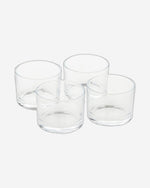 مجموعة تقديم دائرية من الأردواز من كوزين آرت مع 4 أوعية زجاجية