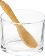 مجموعة تقديم دائرية من الأردواز من كوزين آرت مع 4 أوعية زجاجية