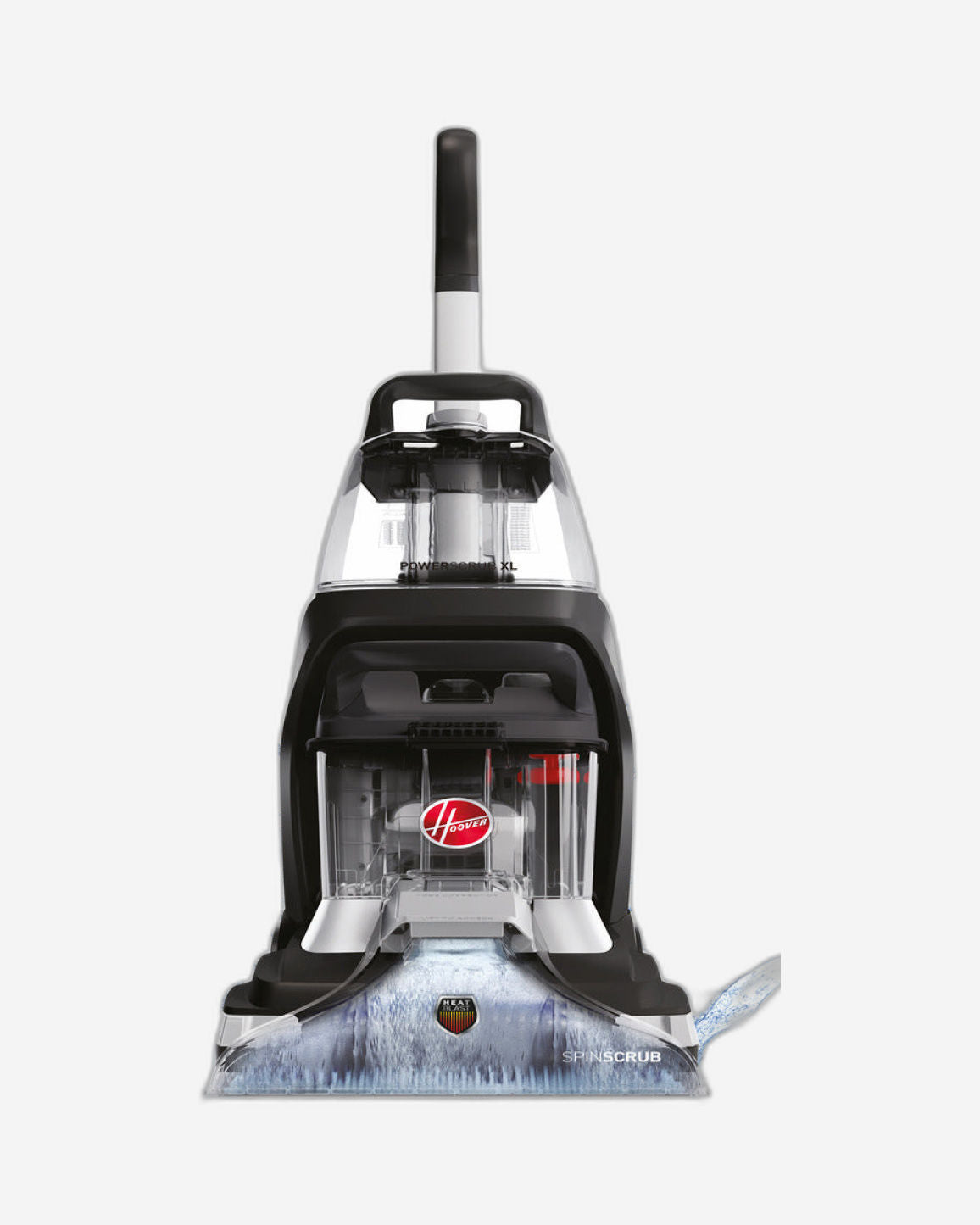 غسالة السجاد هوفر باور سكراب XL، غسالة شامبو عمودية، أسود CDCW-PSME