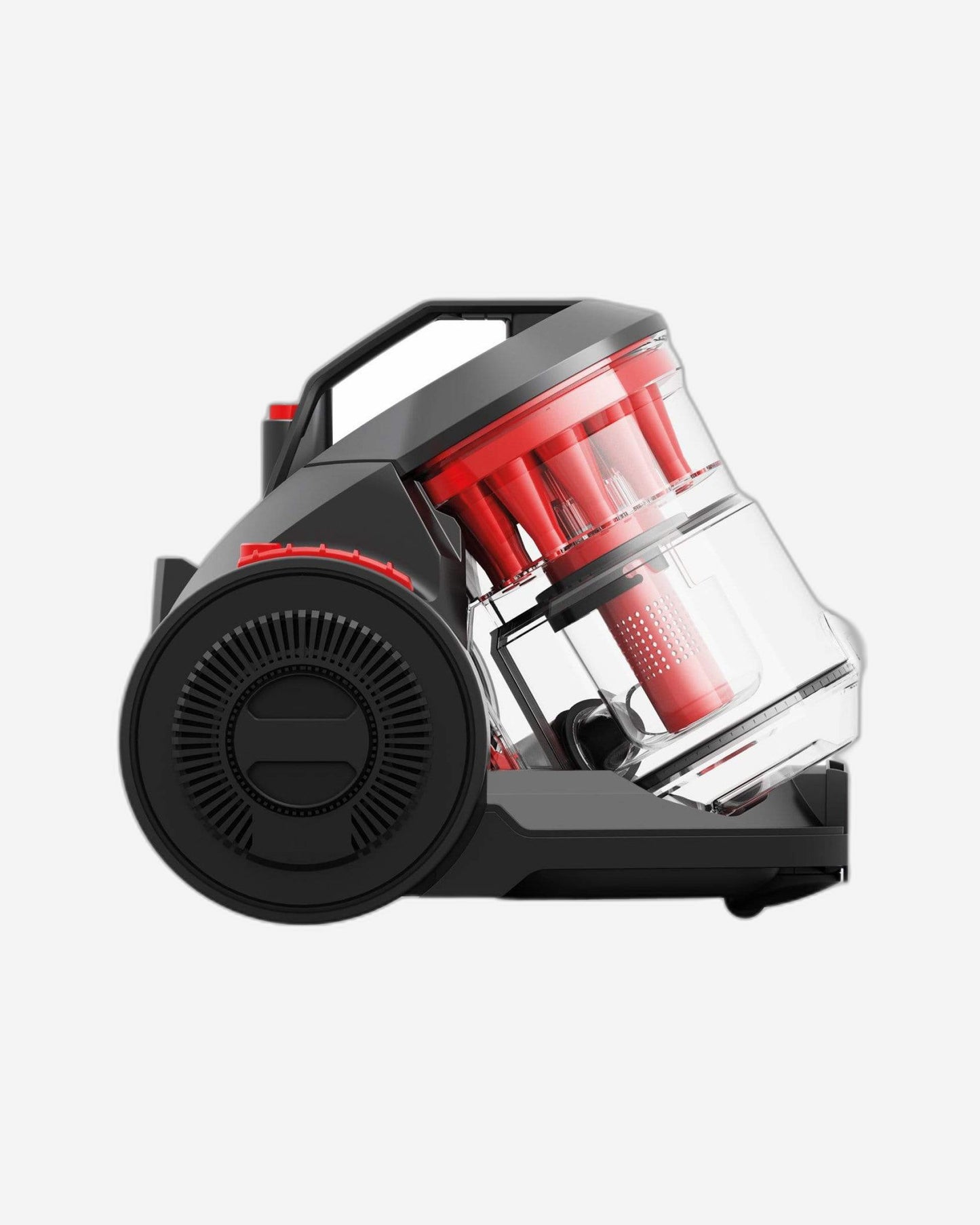 مكنسة كهربائية هوفر CDCY-AMME متعددة الأعاصير عالية الشفط، سعة 2 لتر، فلتر H12 HEPA، صغيرة الحجم، وفلتر سهل الشطف، لون أحمر