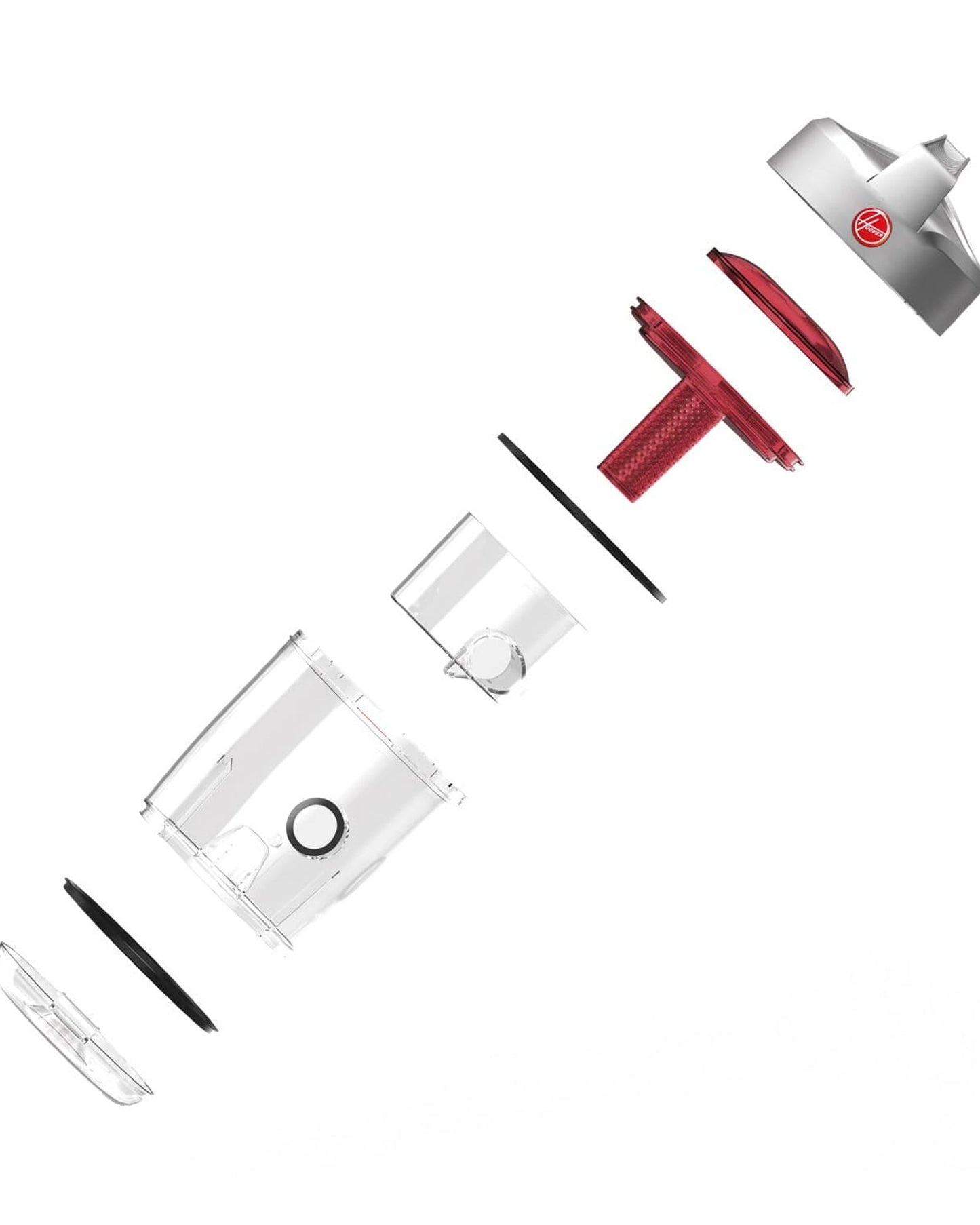 مكنسة كهربائية هوفر باور 6 أدفانسد الكهربائية القوية، 2200 واط، سعة كبيرة 3 لتر، فلتر HEPA للحساسية، بدون كيس، شفط قوي، مثالية لشعر الحيوانات الأليفة - CDCY-P6ME