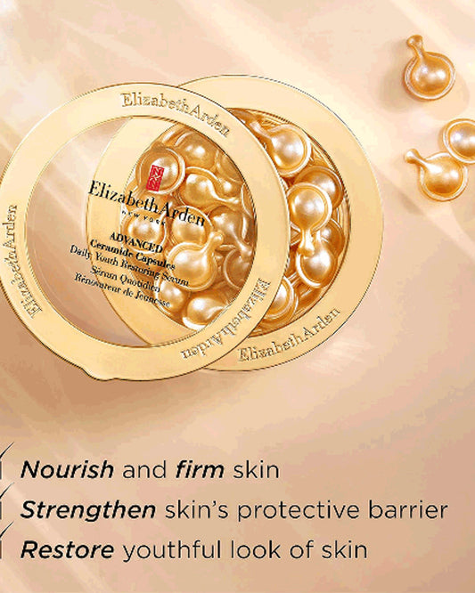 سيروم سيراميد اليومي لاستعادة الشباب من إليزابيث آردن، 30 كبسولة