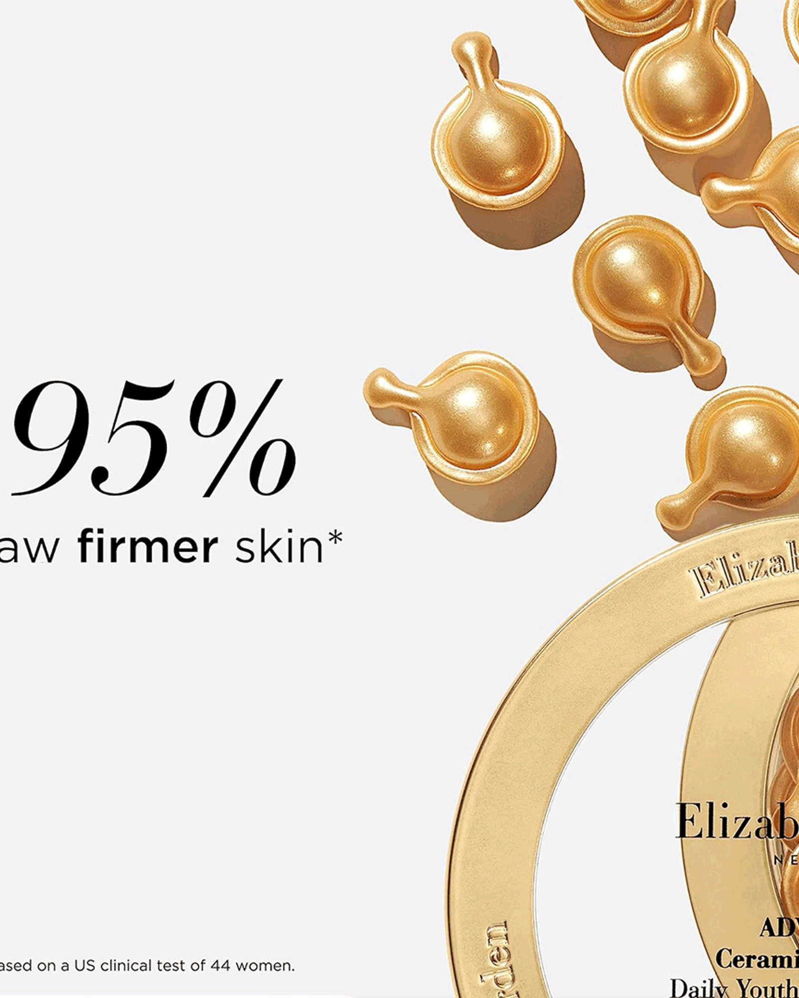 سيروم سيراميد اليومي لاستعادة الشباب من إليزابيث آردن، 30 كبسولة