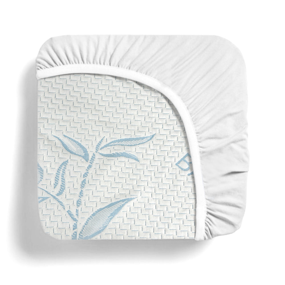 Cotton Home Bamboo Blue  Waterproof  Mattress Protector