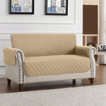 Cotton Home Premium 2 Seater Quilted Sofa Protector