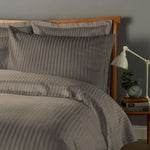 طقم غطاء لحاف قطني فاخر مخطط من 6 قطع من Cotton Home مقاس 220×240 سم