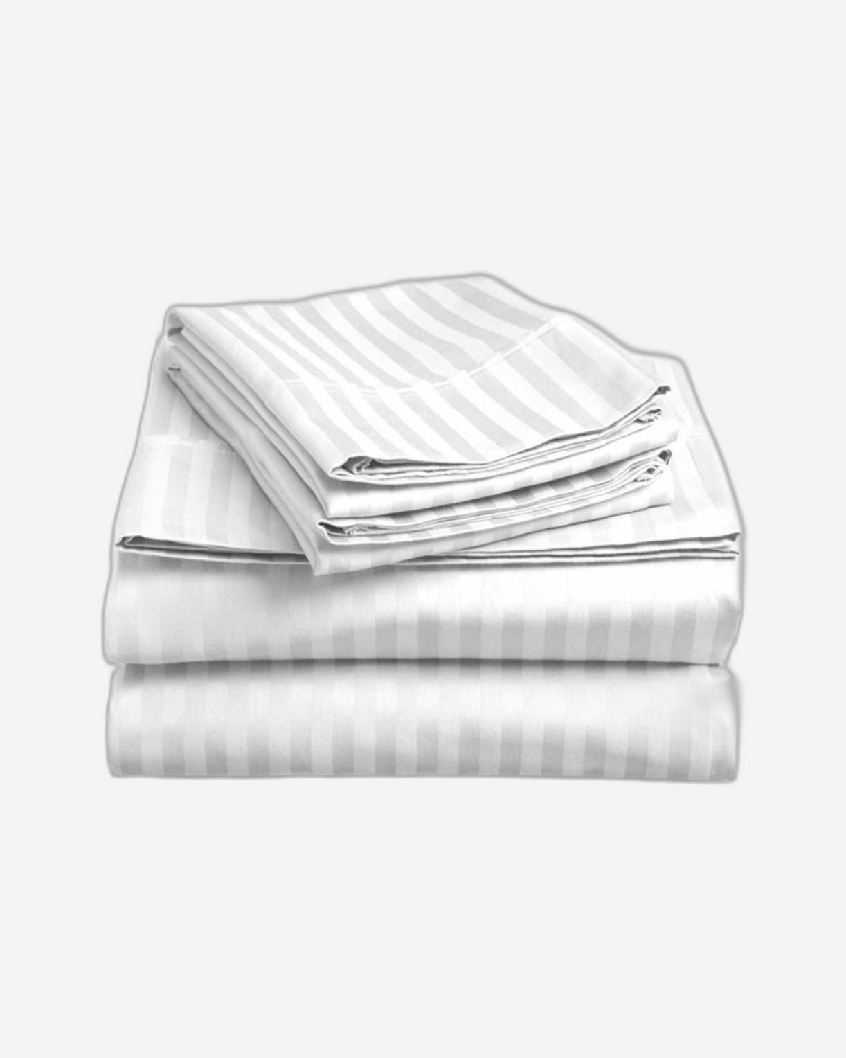 طقم غطاء لحاف قطني فاخر مخطط من 6 قطع من Cotton Home مقاس 220×240 سم