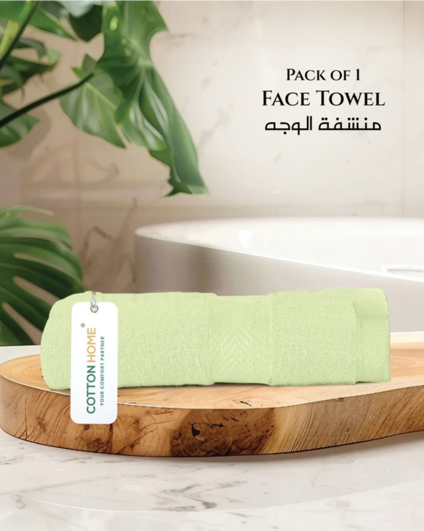 منشفة قطنية فاخرة من كوتون هوم، مقاس 30×30 سم، منشفة وجه، 600 غرام/متر مربع، سريعة الجفاف ومتينة