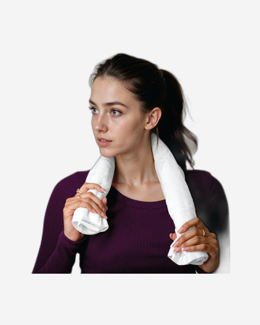 منشفة قطنية فاخرة من كوتون هوم، مقاس 40×70 سم، سريعة الجفاف ومتينة، وزنها 600 غرام/متر مربع