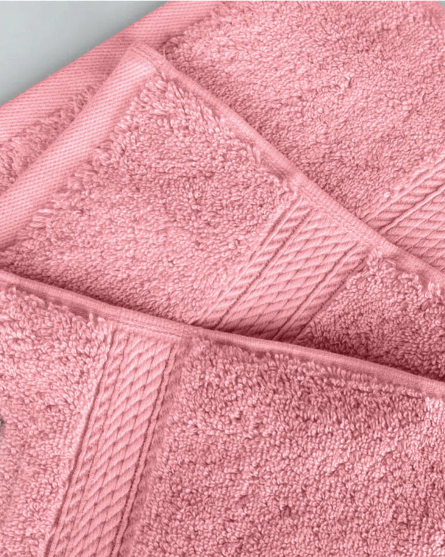 منشفة قطنية فاخرة من كوتون هوم، مقاس 40×70 سم، سريعة الجفاف ومتينة، وزنها 600 غرام/متر مربع