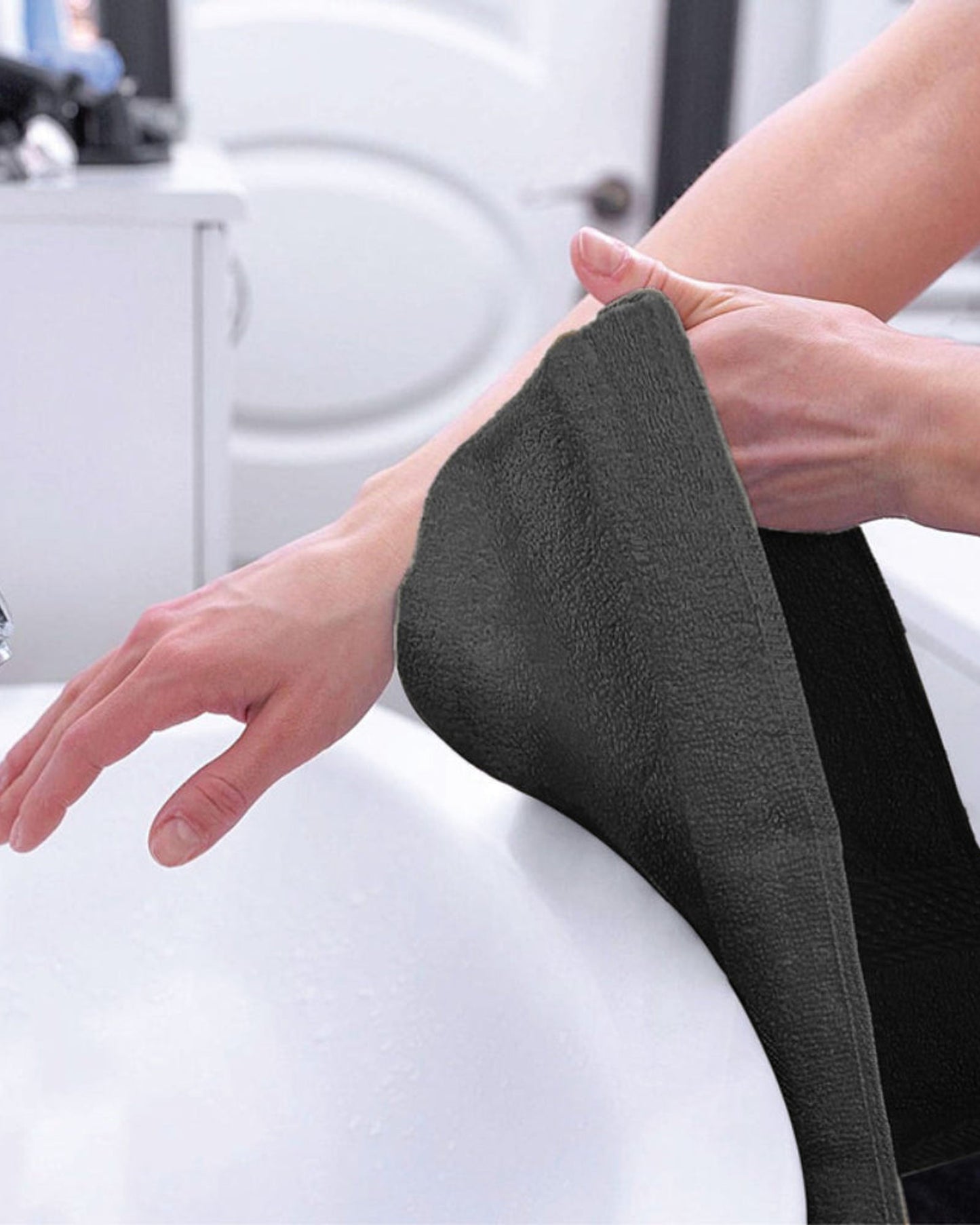 منشفة قطنية فاخرة من كوتون هوم، مقاس 40×70 سم، سريعة الجفاف ومتينة، وزنها 600 غرام/متر مربع