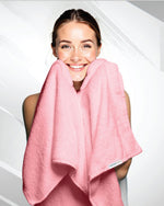 منشفة قطنية فاخرة من كوتون هوم، مقاس 70×140 سم، وزن 600 غرام/متر مربع، سريعة الجفاف ومتينة