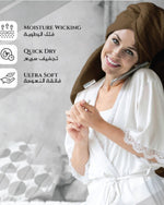 منشفة قطنية فاخرة من كوتون هوم، مقاس 70×140 سم، وزن 600 غرام/متر مربع، سريعة الجفاف ومتينة