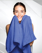 منشفة قطنية فاخرة من كوتون هوم، مقاس 70×140 سم، وزن 600 غرام/متر مربع، سريعة الجفاف ومتينة