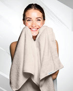 منشفة قطنية فاخرة من كوتون هوم، مقاس 70×140 سم، وزن 600 غرام/متر مربع، سريعة الجفاف ومتينة